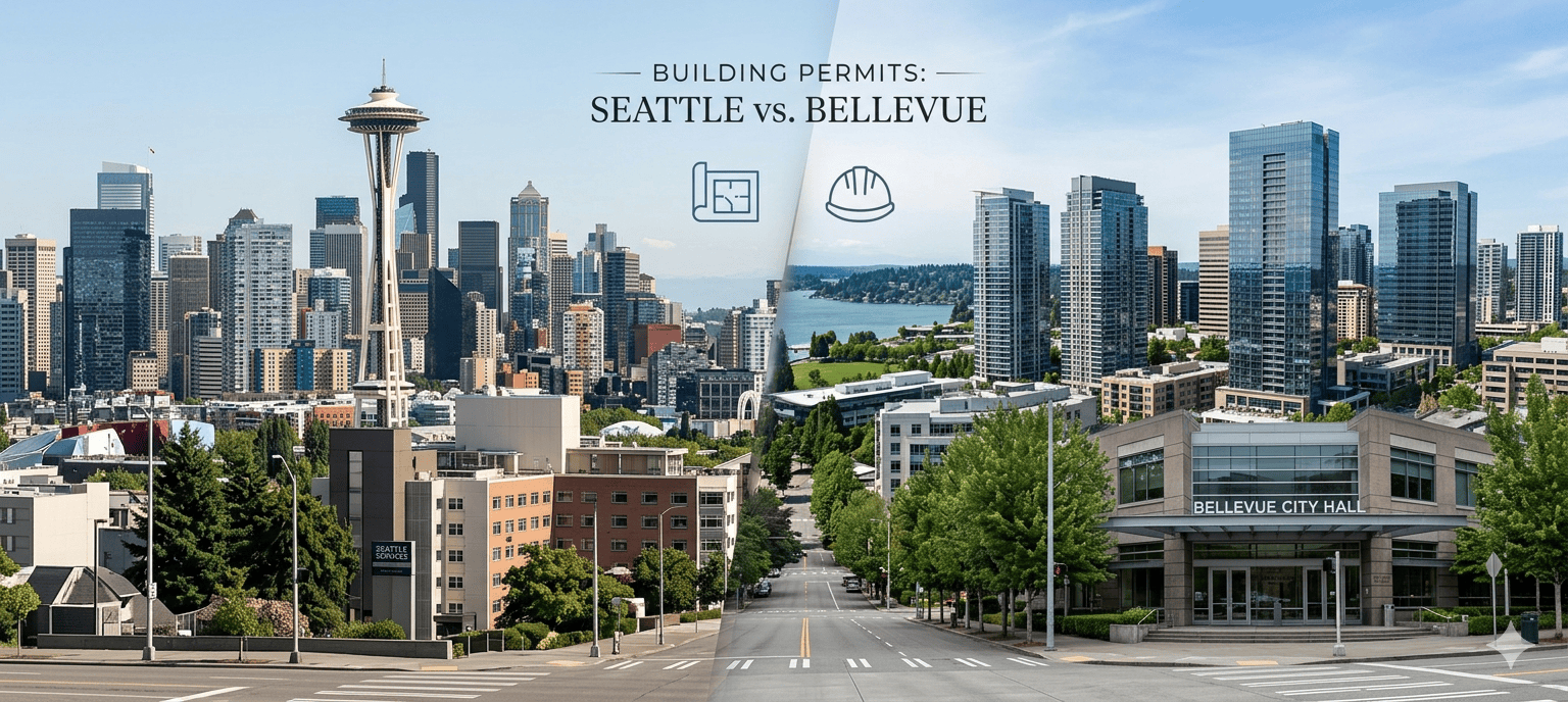 Building permits in Washington: Seattle vs. Bellevue Requirements