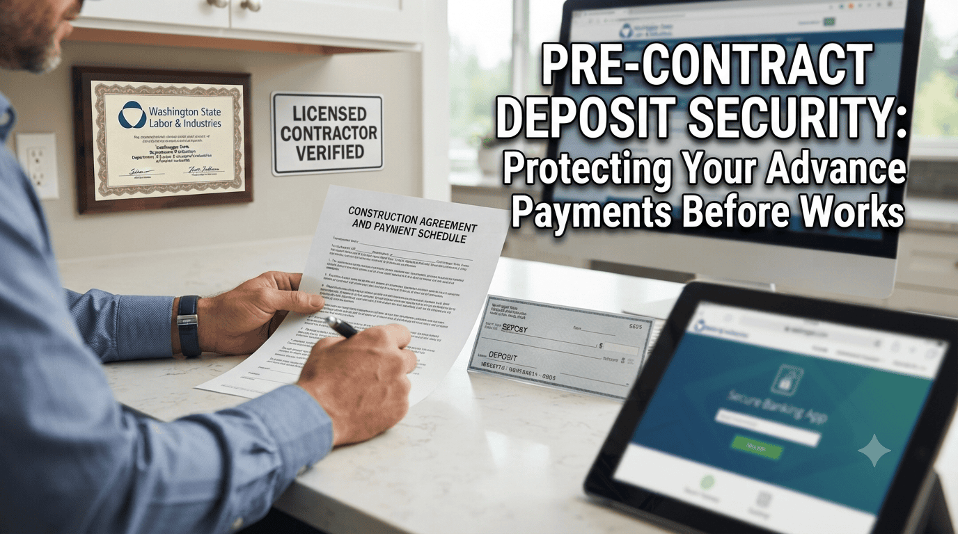 Pre-Contract Deposit Security: Protecting Your Advance Payments Before Work Begins
